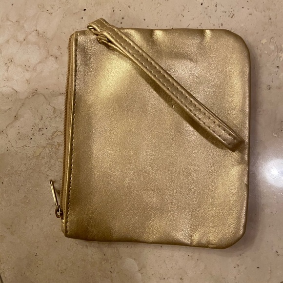 Dr. Scholl's Handbags - Limited addition cosmetic bag in Gold